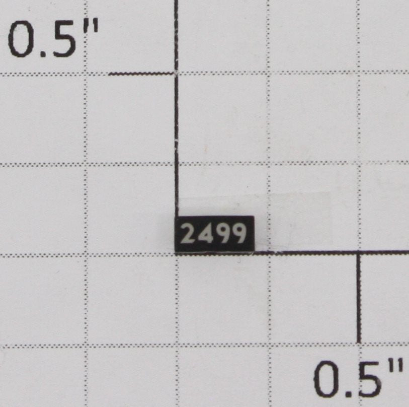 K-Line K3600-X009E #2499 Number Board Lens