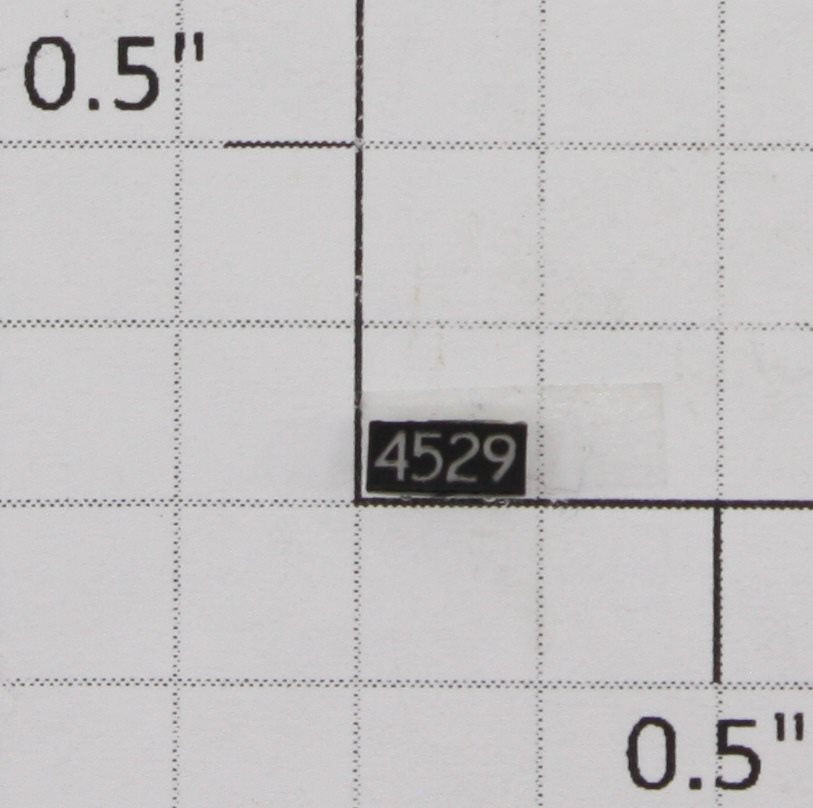 K-Line K3600-X009F #4529 Number Board Lens