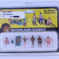 Woodland Scenics A1853 HO Scenic Accents Sun Bather Figures (Set of 6)