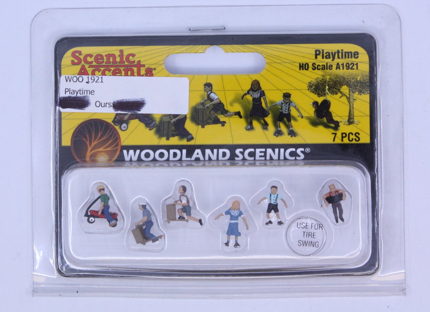 Woodland Scenics A1921 HO Scenic Accents Playtime Figures (Set of 7)