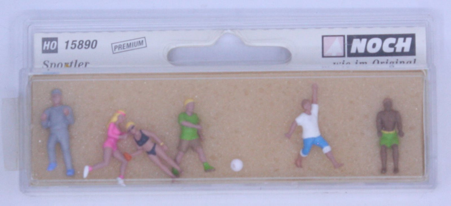 Noch 15890 HO Scale "Sportler" Athletes Figure Pack of 6