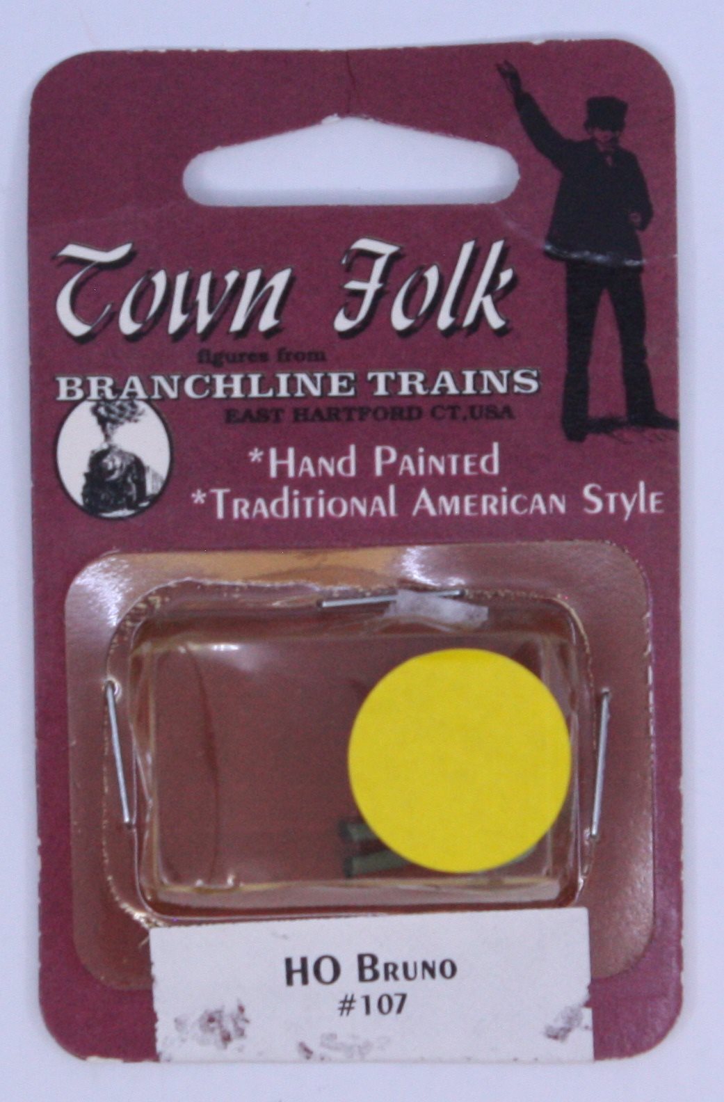 Branchline Trains 107 HO Town Folk Bruno Single Figure