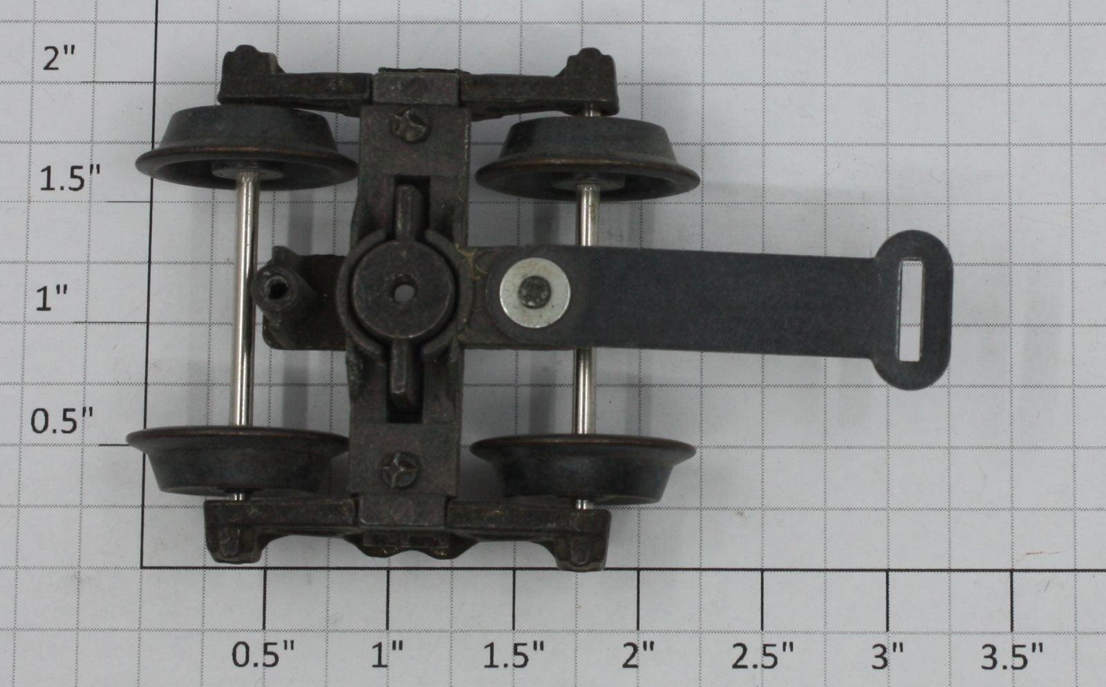 K-Line K3500C Front Truck Die Cast Spring with Straight Drawbar