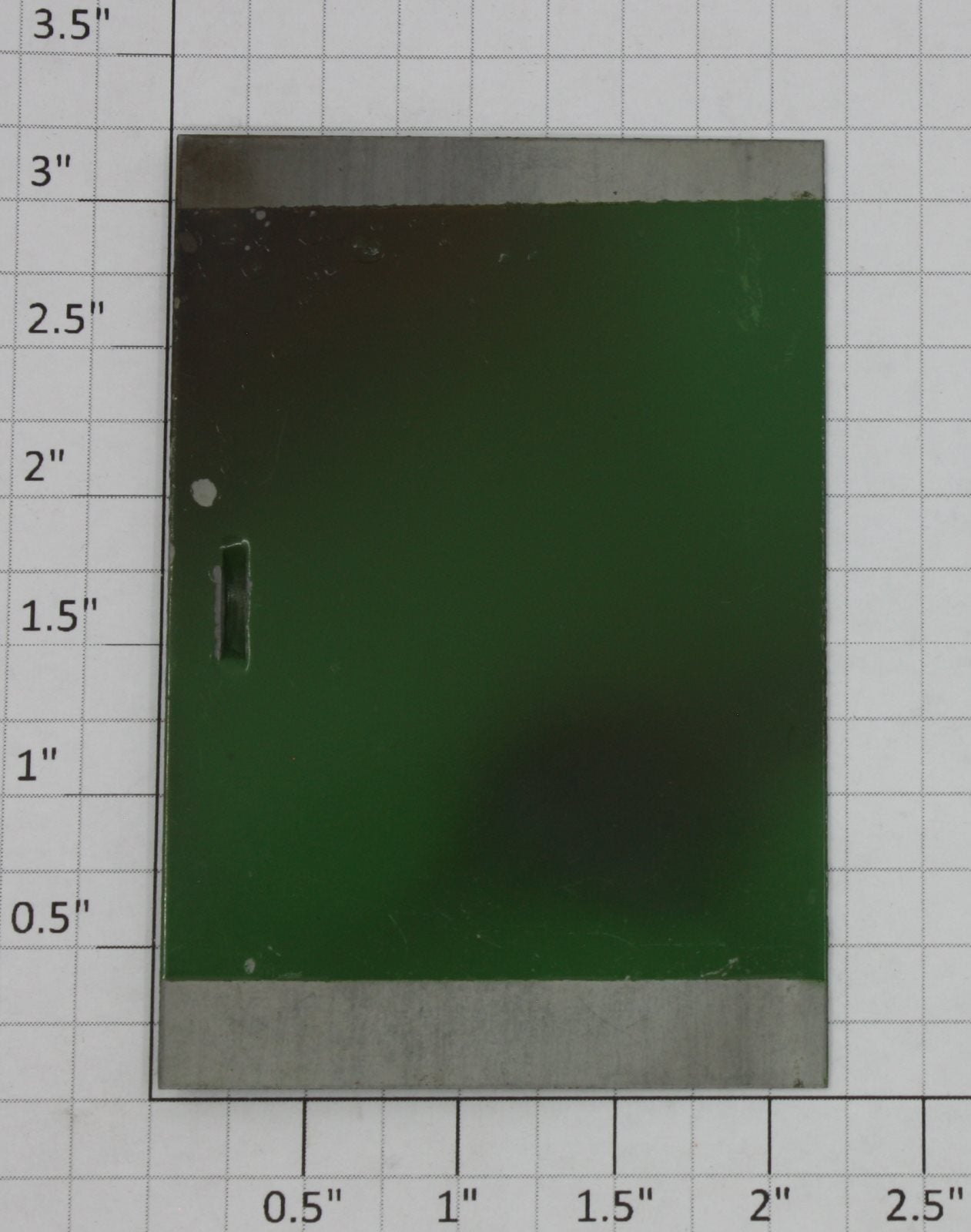 McCoy 100X-1 Green Metal Serving the South Boxcar Door