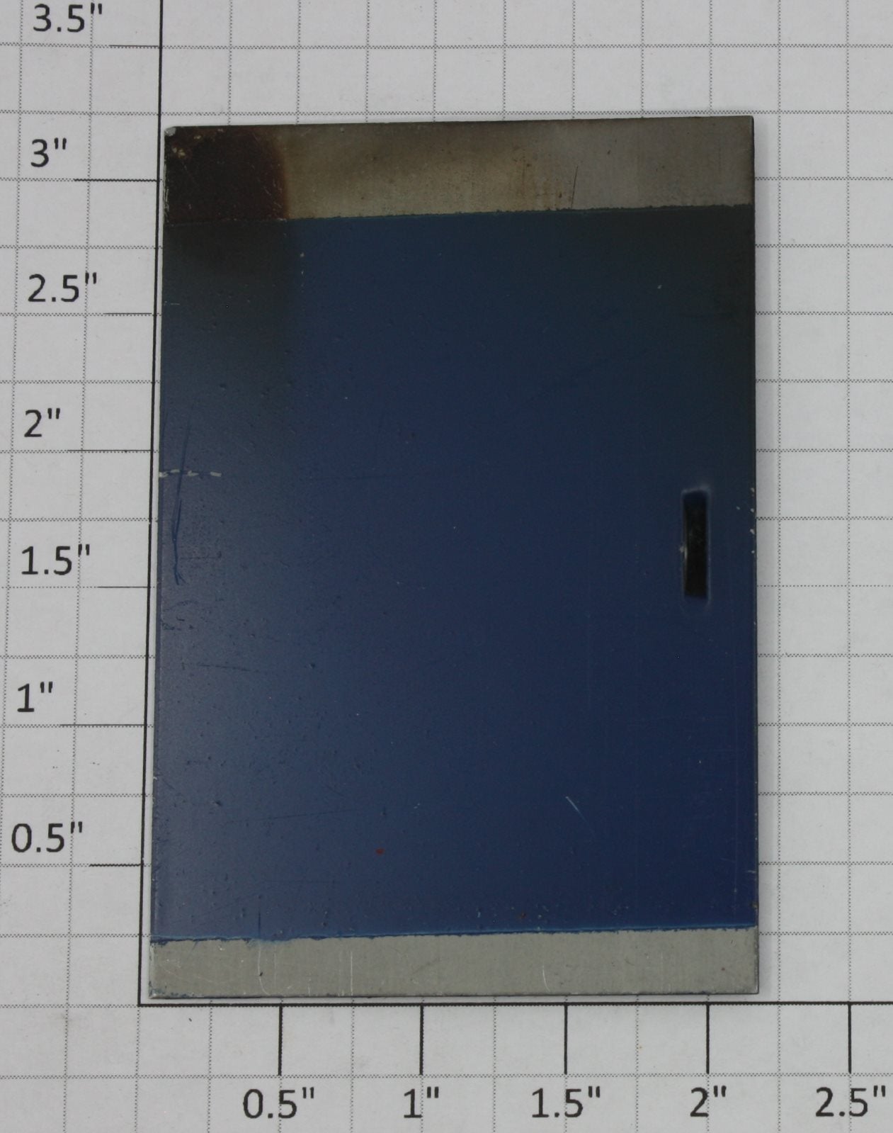 McCoy 100X-2 Blue Metal Boxcar Door