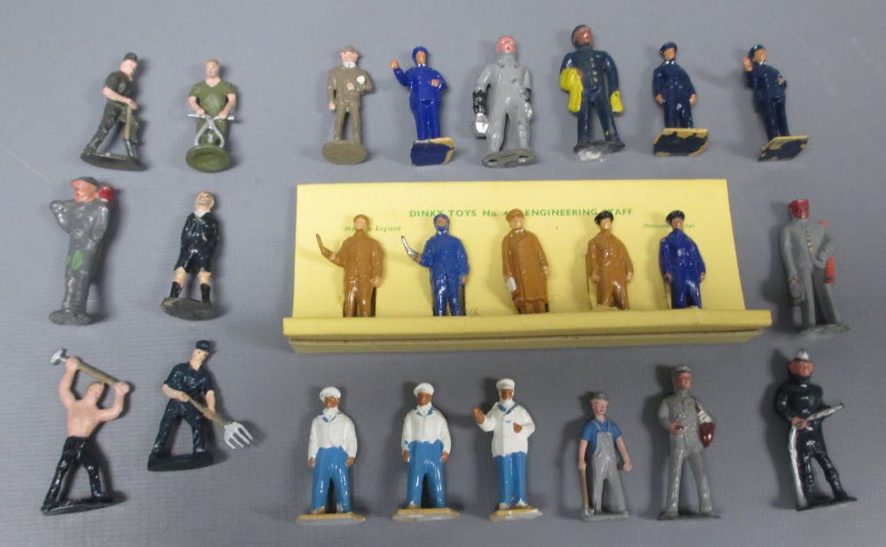 Dinky Vintage Lead Working Men Figures [24] VG