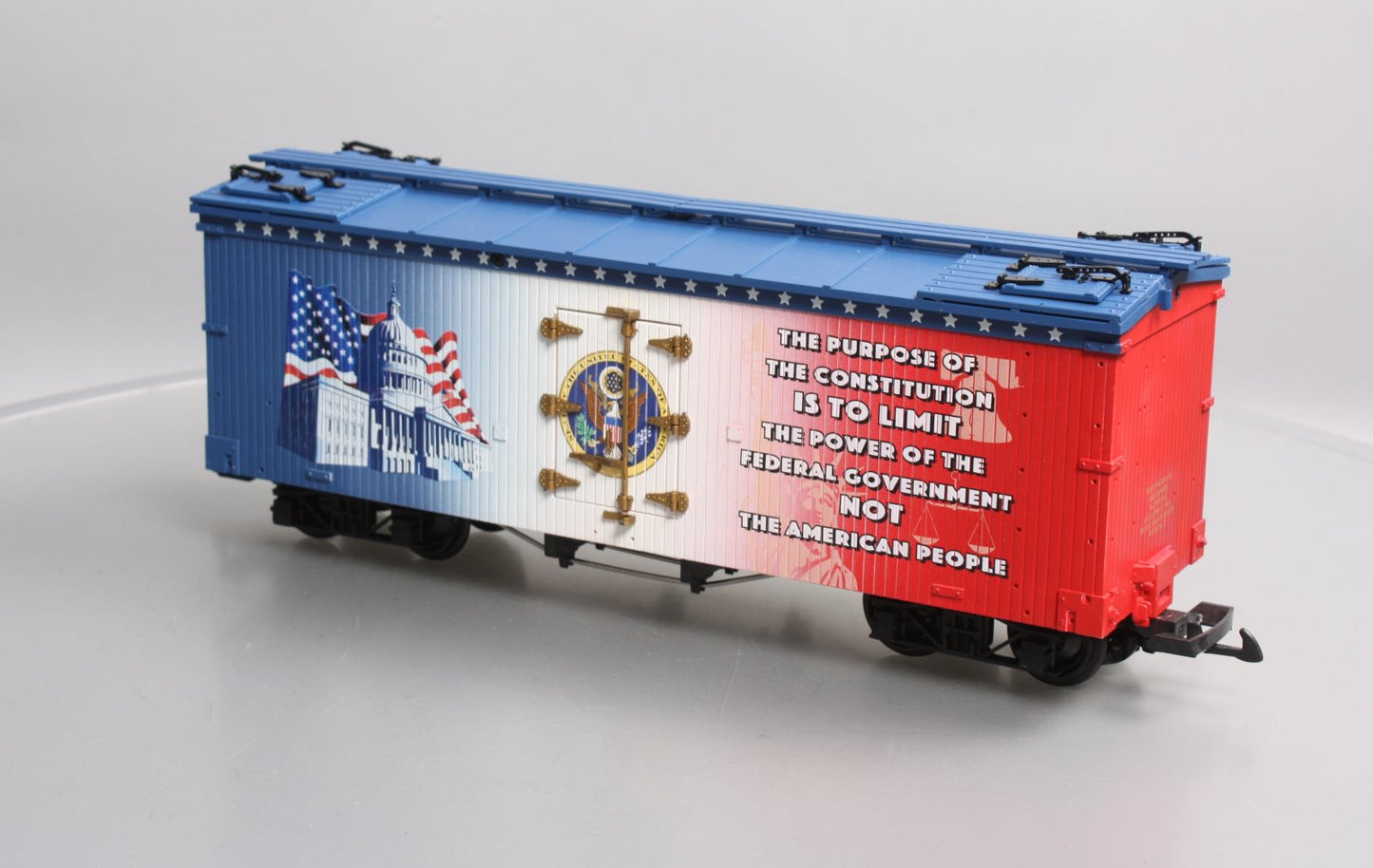 USA Trains R16000 G "Purpose of the Constitution" Patriotic Car U.S Refrigerator