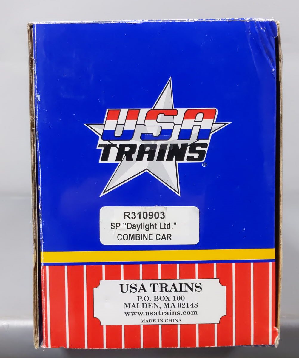 USA Trains 310903 G Southern Pacific "Daylight" Combine Car - Metal Wheels