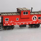 USA Trains R12110 G Great Northern Extended Vision Caboose (Red/Silver) VG/Box