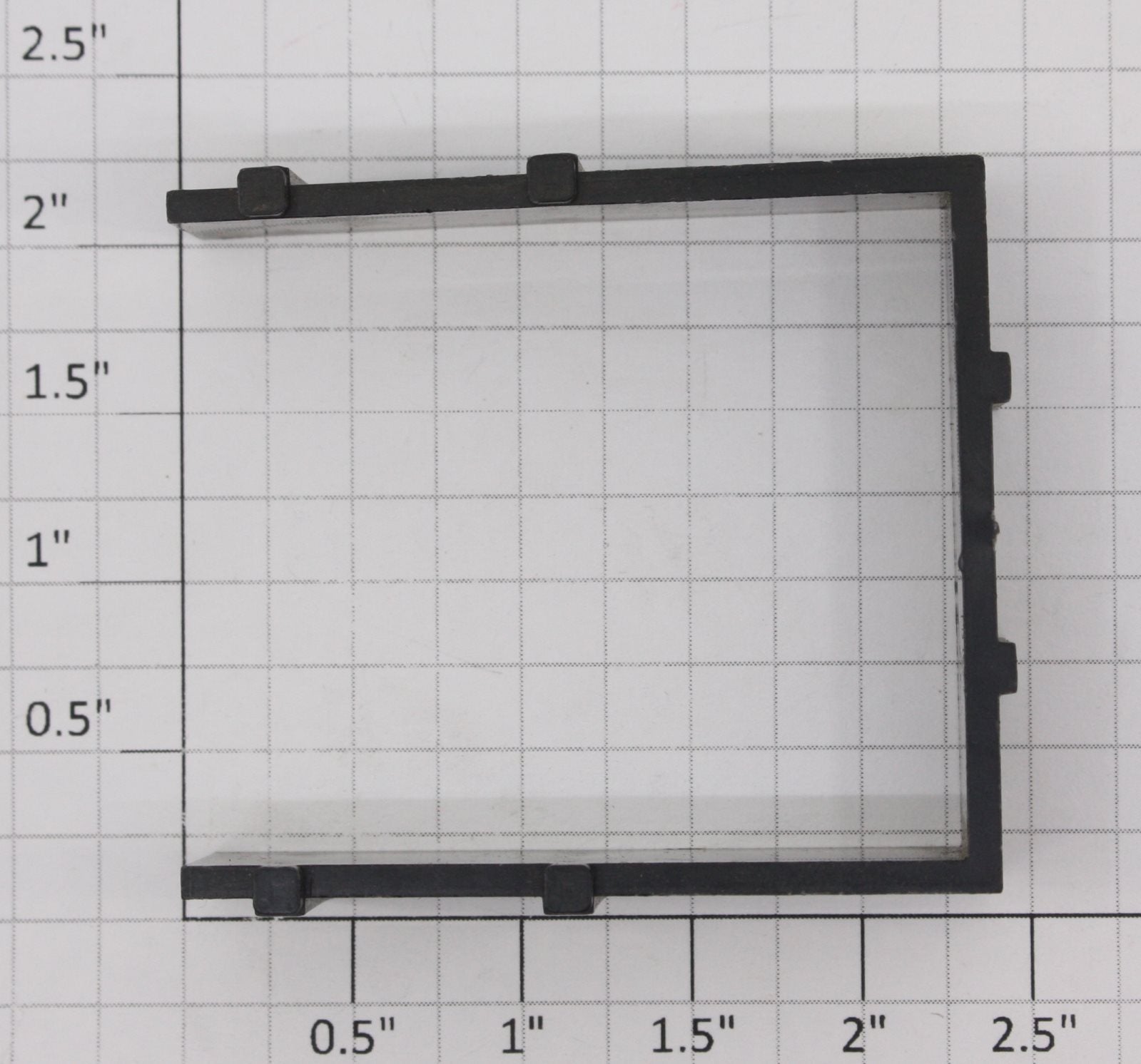 K-Line K723B-47000 Black Plastic Flatcar End Structure