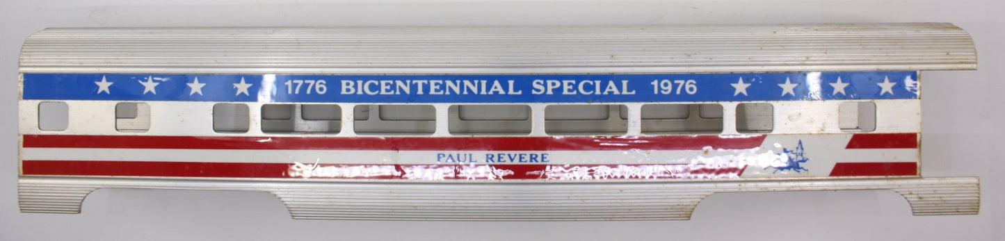 Williams 1776-PR Paul Revere Bicentennial Aluminum 15" Combo Car Body Shell