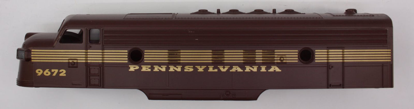 Williams 9672-1 Tuscan Pennsylvania EMD F7 A Body Shell