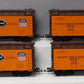 USA Trains R16506D G PFE SP & UP 40 ft. Refrigerator Cars Set #4 (Set of 4)