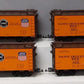 USA Trains R16506D G PFE SP & UP 40 ft. Refrigerator Cars Set #4 (Set of 4)