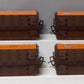 USA Trains R16506D G PFE SP & UP 40 ft. Refrigerator Cars Set #4 (Set of 4)