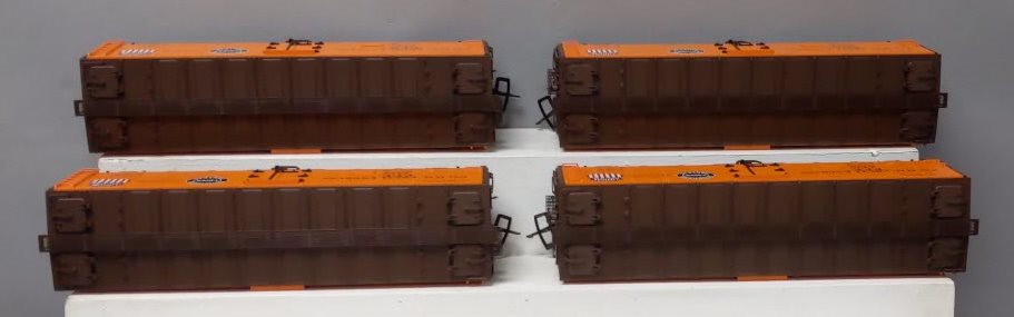 USA Trains R16506D G PFE SP & UP 40 ft. Refrigerator Cars Set #4 (Set of 4)
