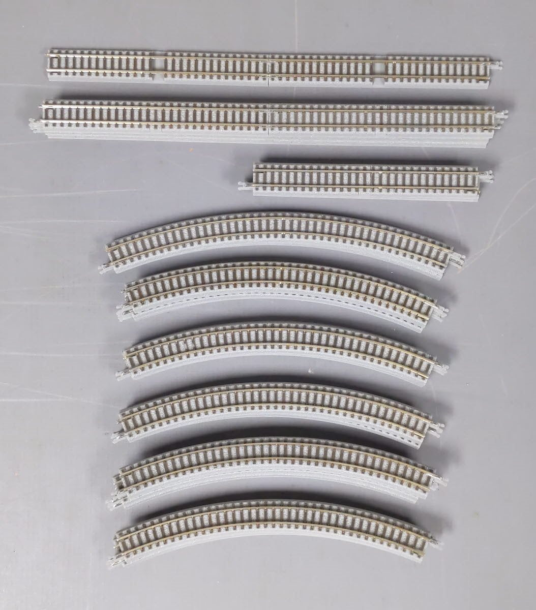 Rokuhan Z Scale Assorted Straight & Curved Track Sections [48] EX
