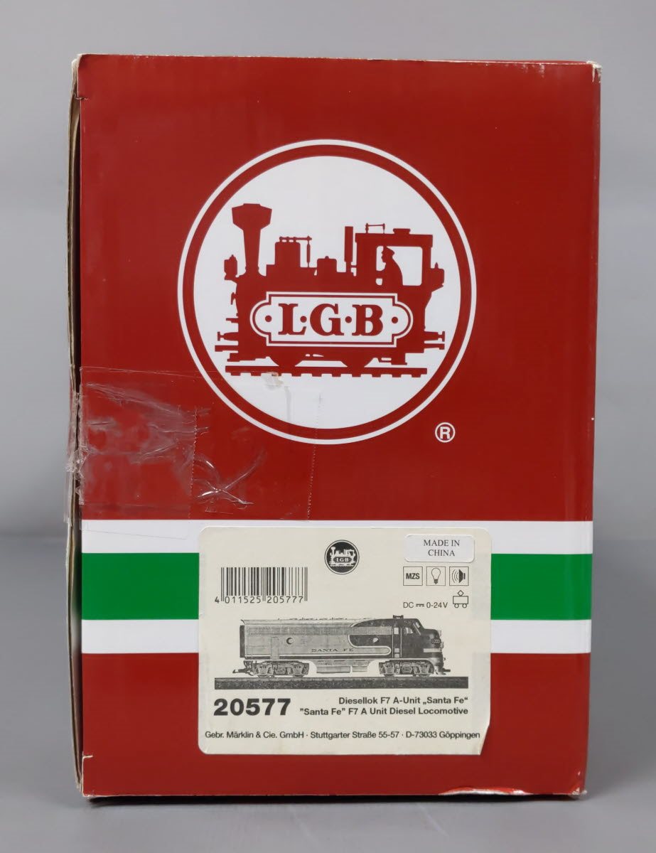 LGB 20577 G ATSF Bluebonnet Powered F7A Unit Diesel Locomotive #333