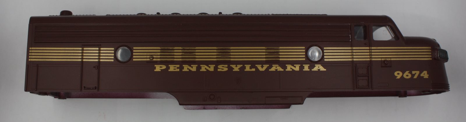 Williams 9674-1 Tuscan Pennsylvania EMD F7 A Body Shell