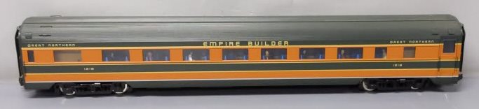 USA Trains 31062 G Great Northern "Empire Builder" Extruded Aluminum Coach #2
