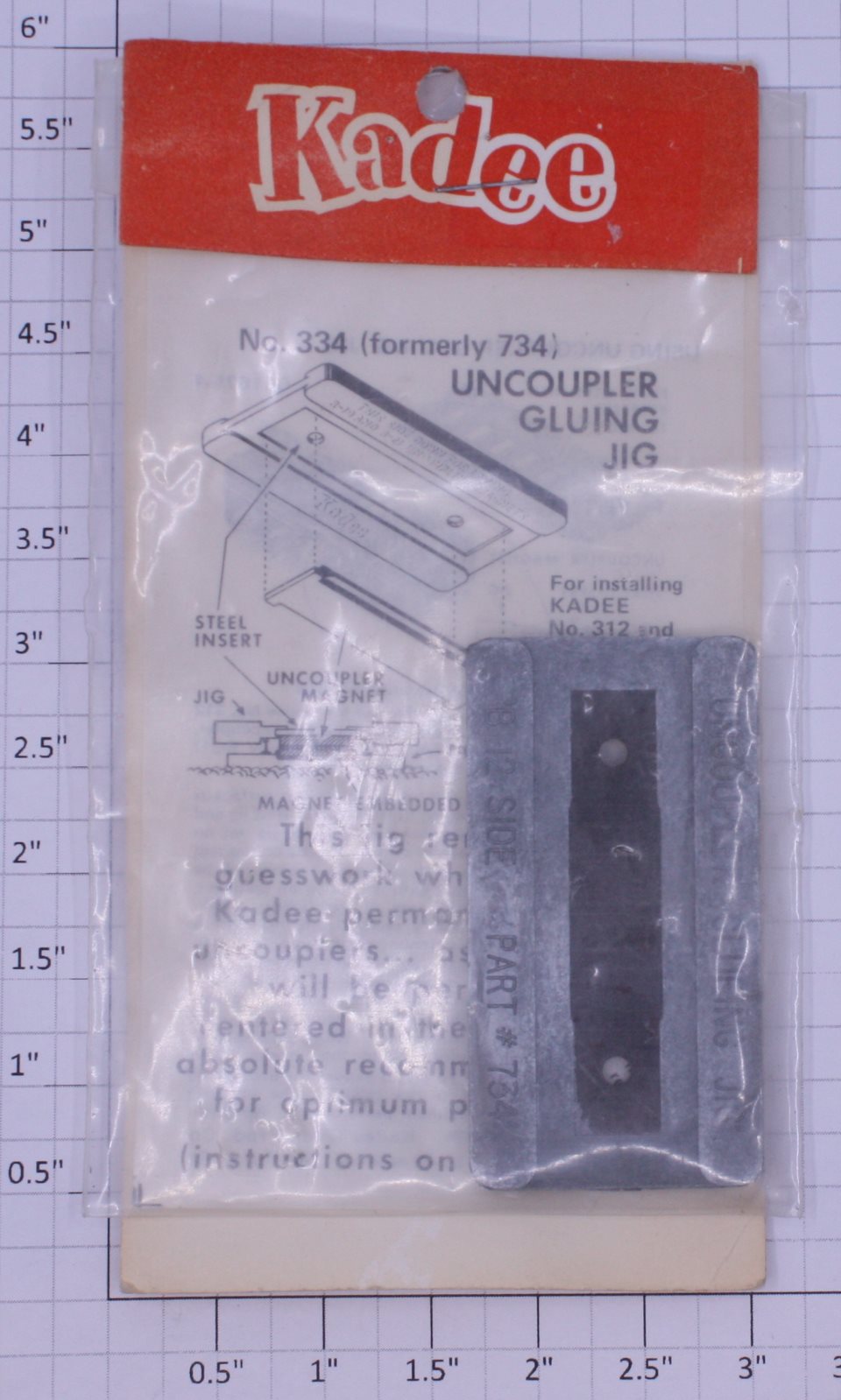 Kadee 334 Uncoupler Gluing Jig formarly 734