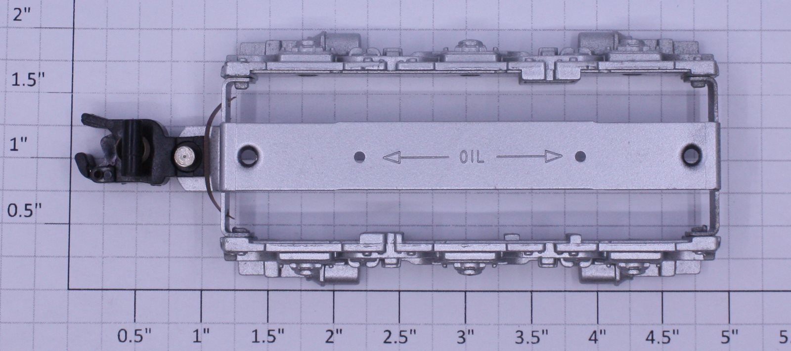 American Flyer 48116-73 Silver Truck Side and Coupler