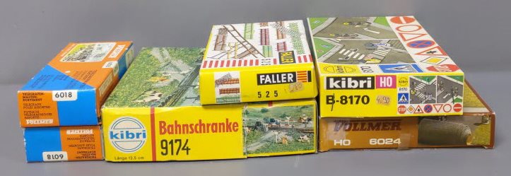 Vollmer and Others HO Scale Assorted Scenery [6] EX/Box