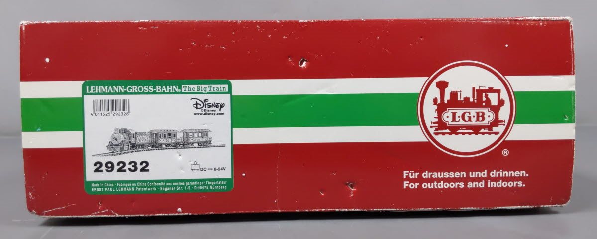 LGB 29232 Disney G Gauge Steam Passenger Train Set