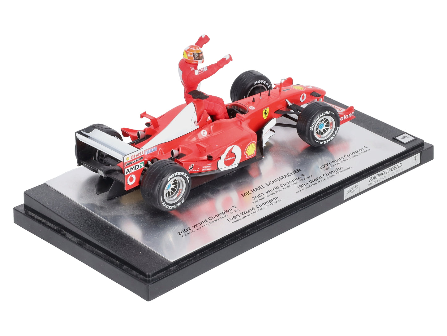 Hot Wheels F2002 1:18 Scale F1 Ferrari 'Racing Legend' M.Schumacher LN