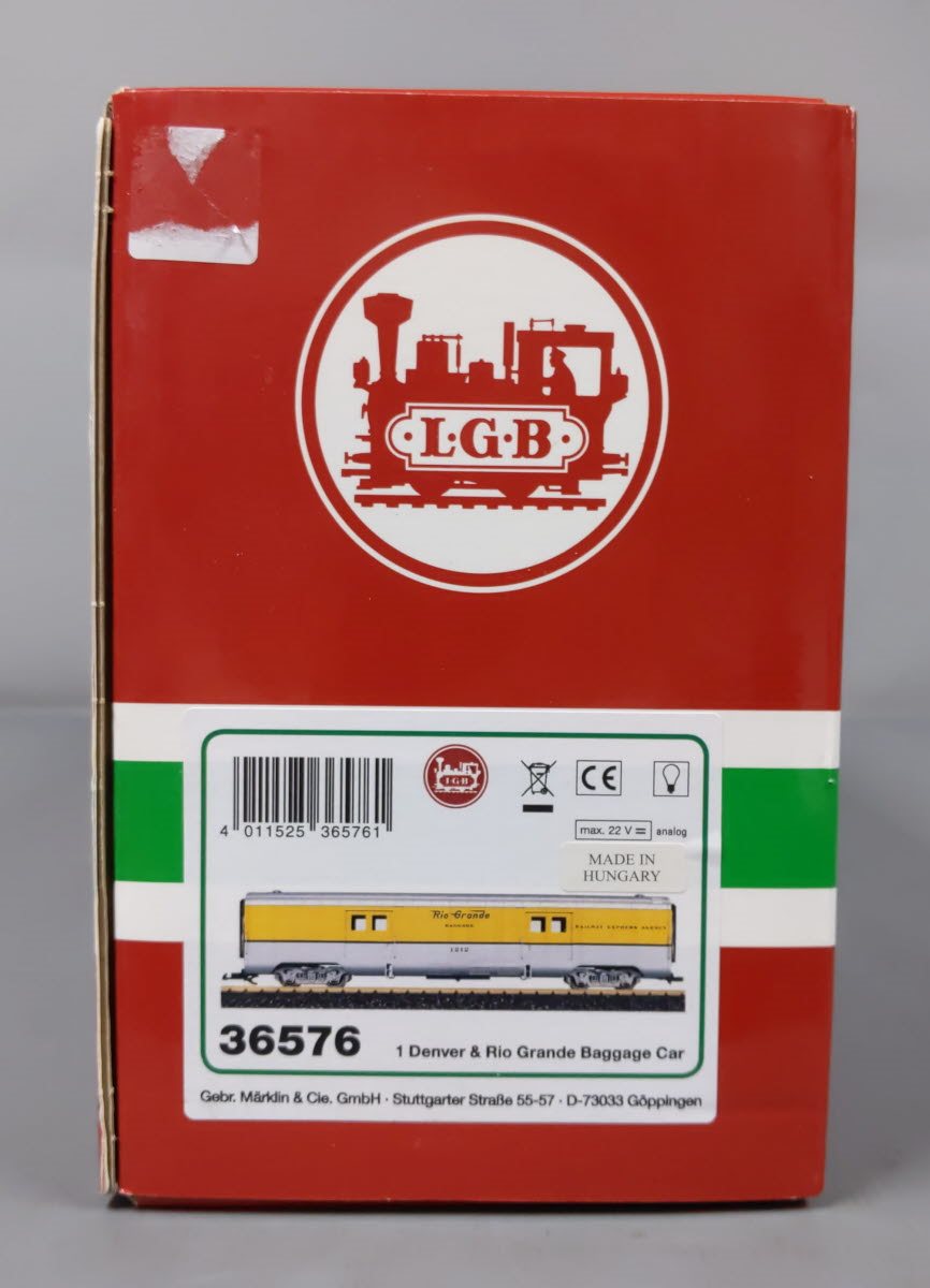 LGB 36576 G Denver & Rio Grande Baggage Car