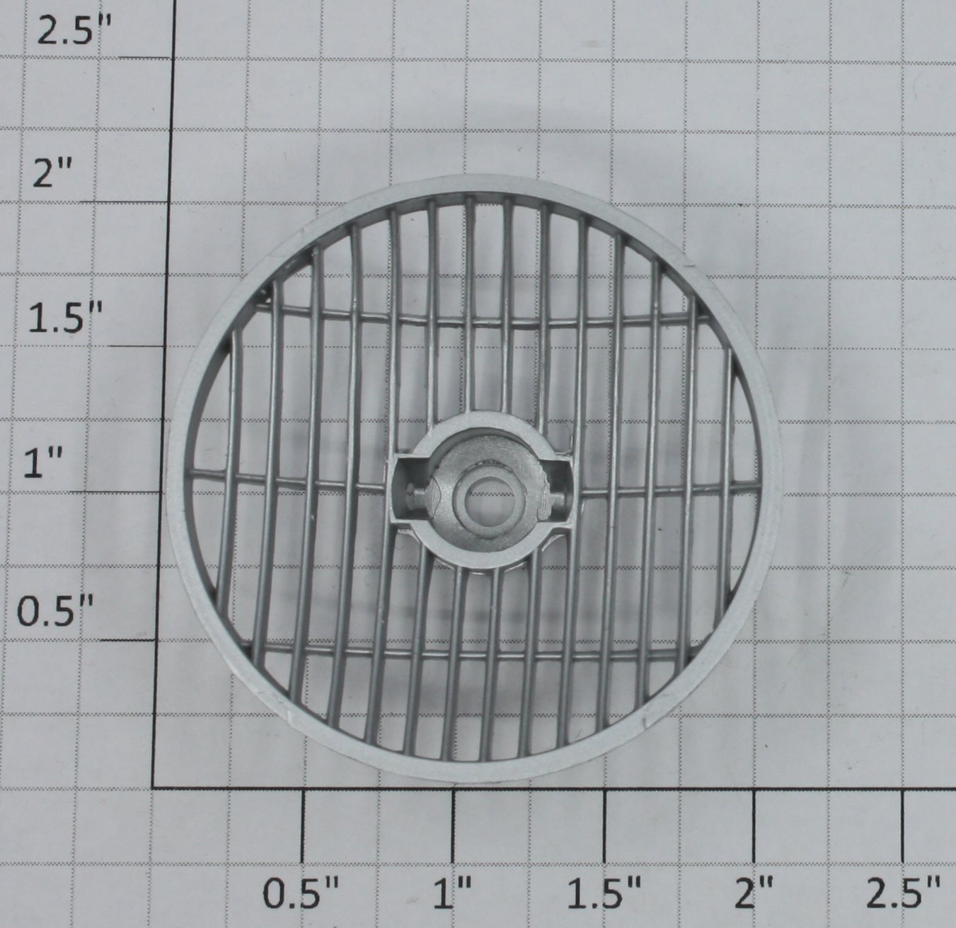 K-Line K7200-06-03 Silver Plastic Radar Dish without Center Dipole