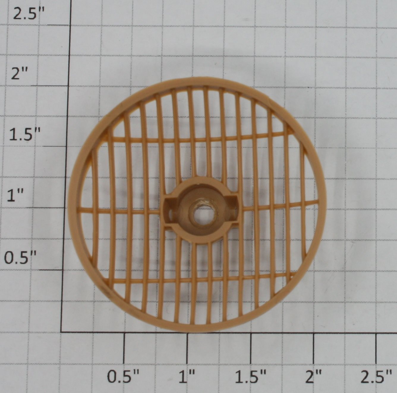 K-Line K7200-06-03 Sand Color Plastic Radar Dish without Center Dipole
