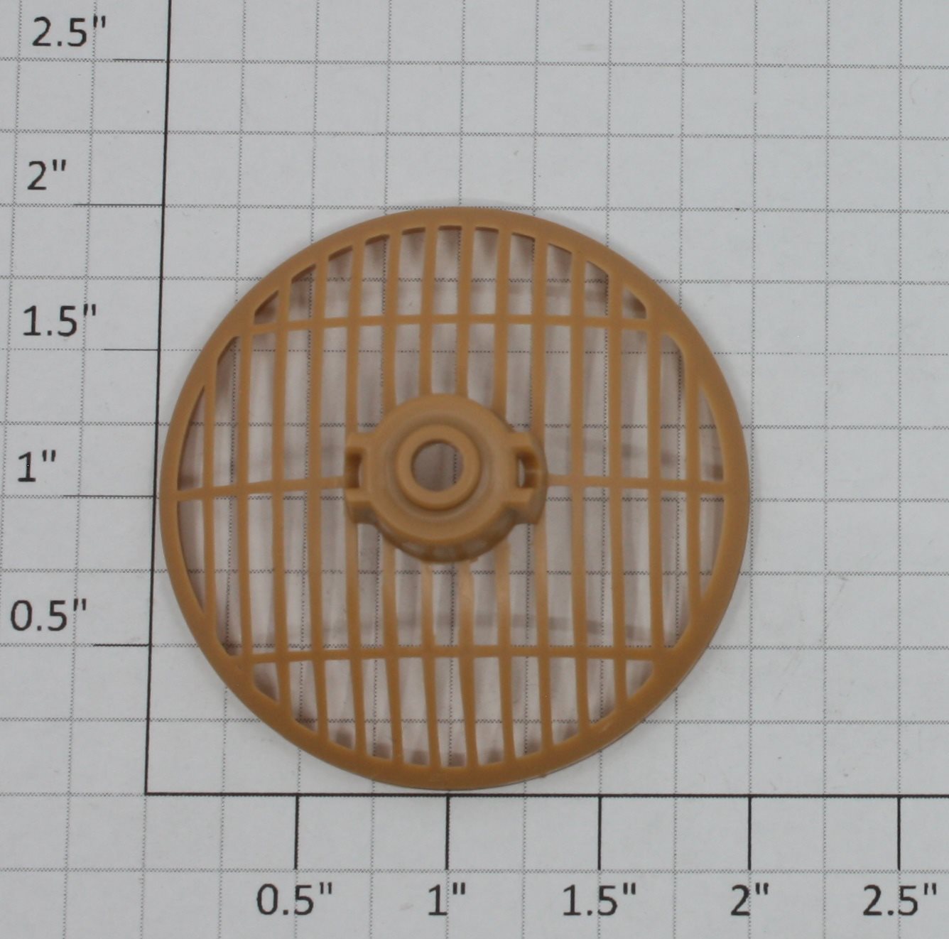 K-Line K7200-06-03 Sand Color Plastic Radar Dish without Center Dipole