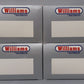 Williams 43168 D&RGW 72 Ft. Streamline Passenger Car (Pack of 4)