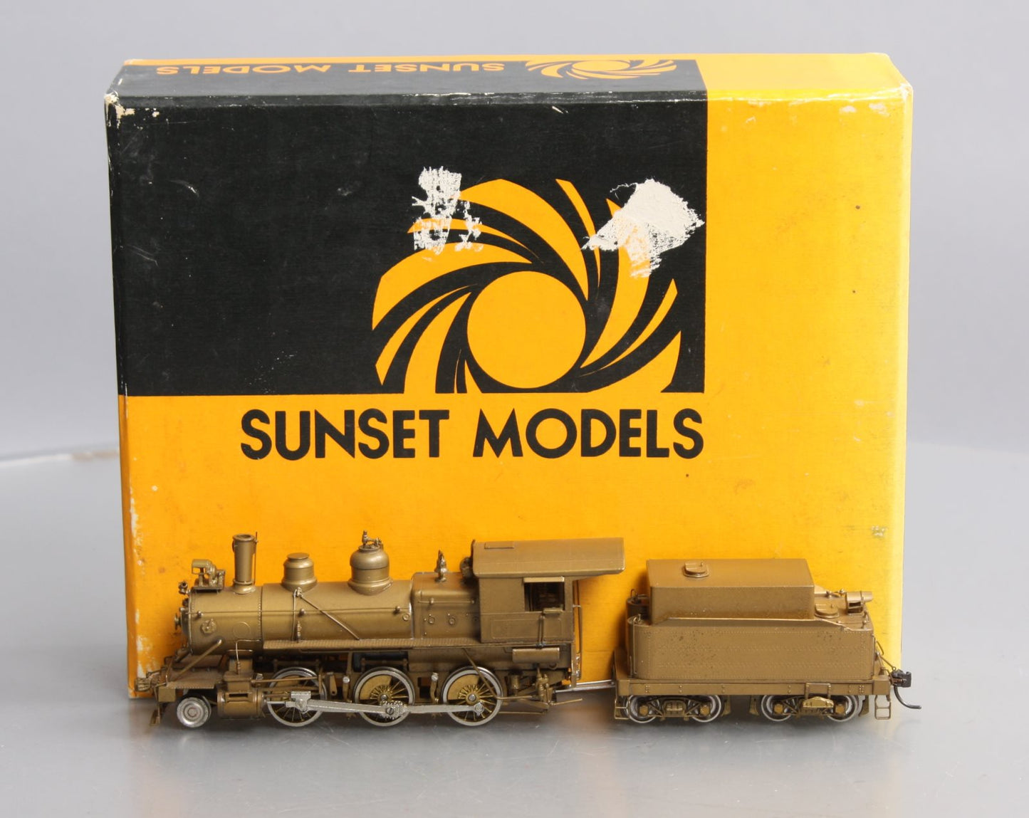 Sunset Models HO BRASS Great Northern 2-6-0 Steam Loco/Tender EX/Box