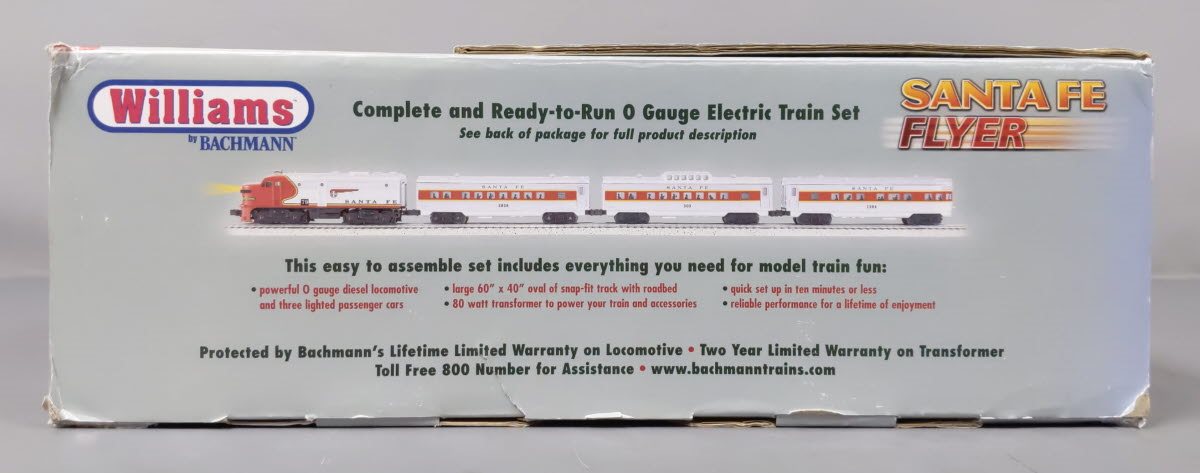 Williams 00321 Santa Fe Flyer O Gauge Diesel Passenger Train Set