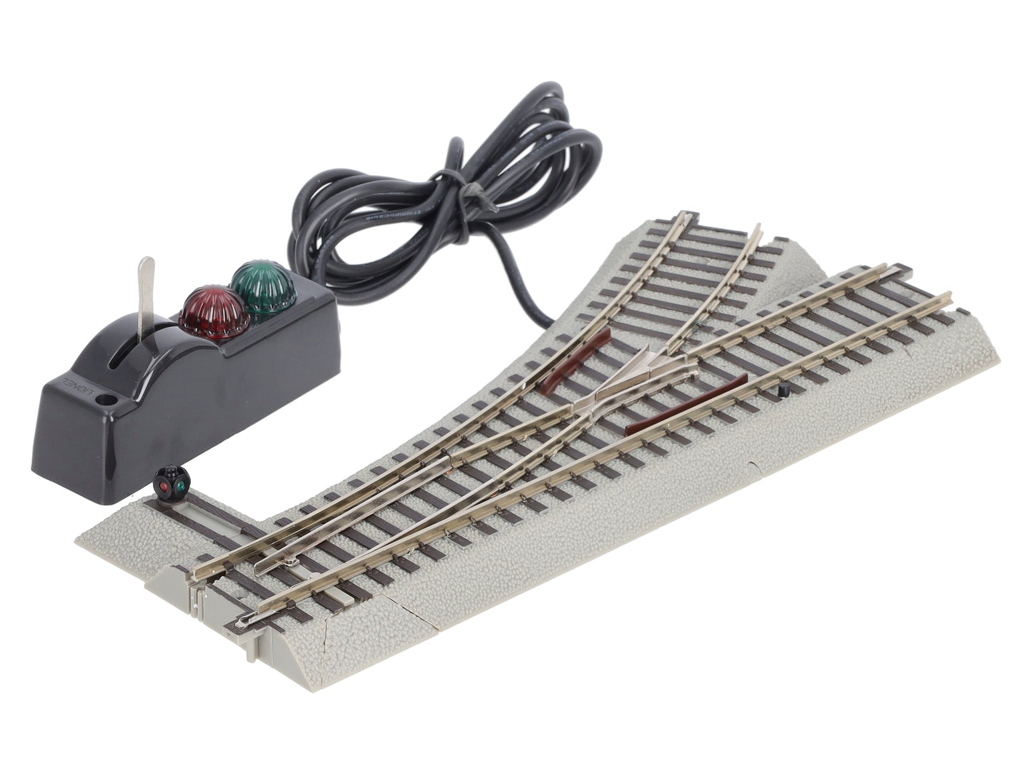 American Flyer 6-47941 S Left Hand R-20 FasTrack Command/Remote Switch Turnout