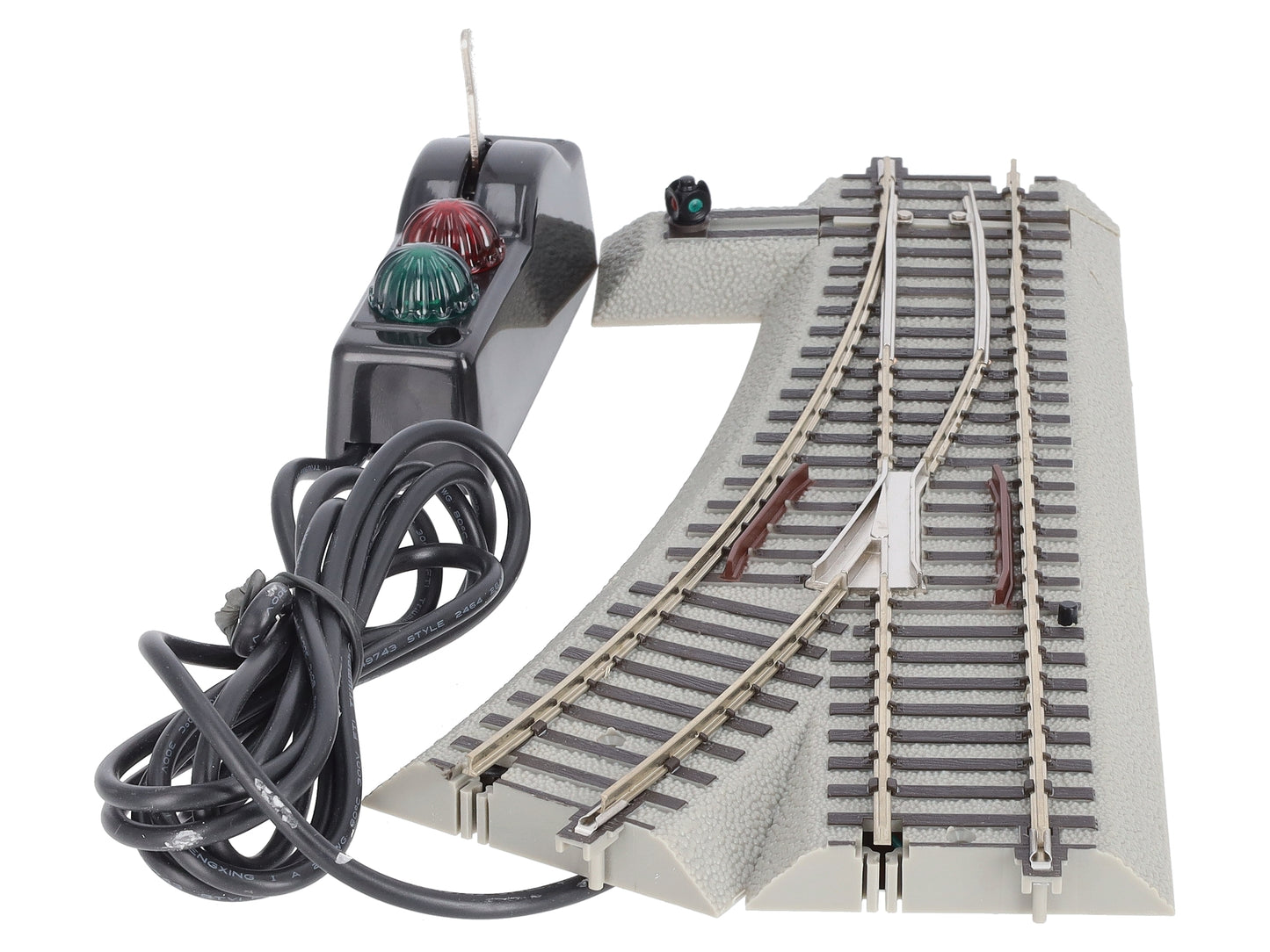 American Flyer 6-47940 S Right Hand R-20 FasTrack Command Control Switch Turnout