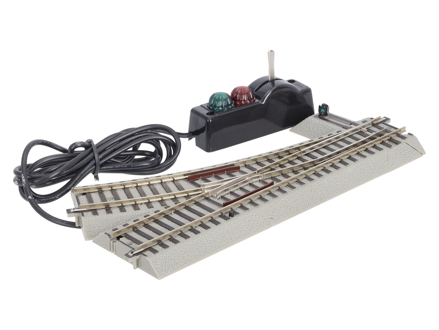 American Flyer 6-47940 S Right Hand R-20 FasTrack Command Control Switch Turnout