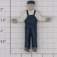 K-Line K2625-FWOA Handcar Figure with Blue Hat, Overalls, and White Shirt