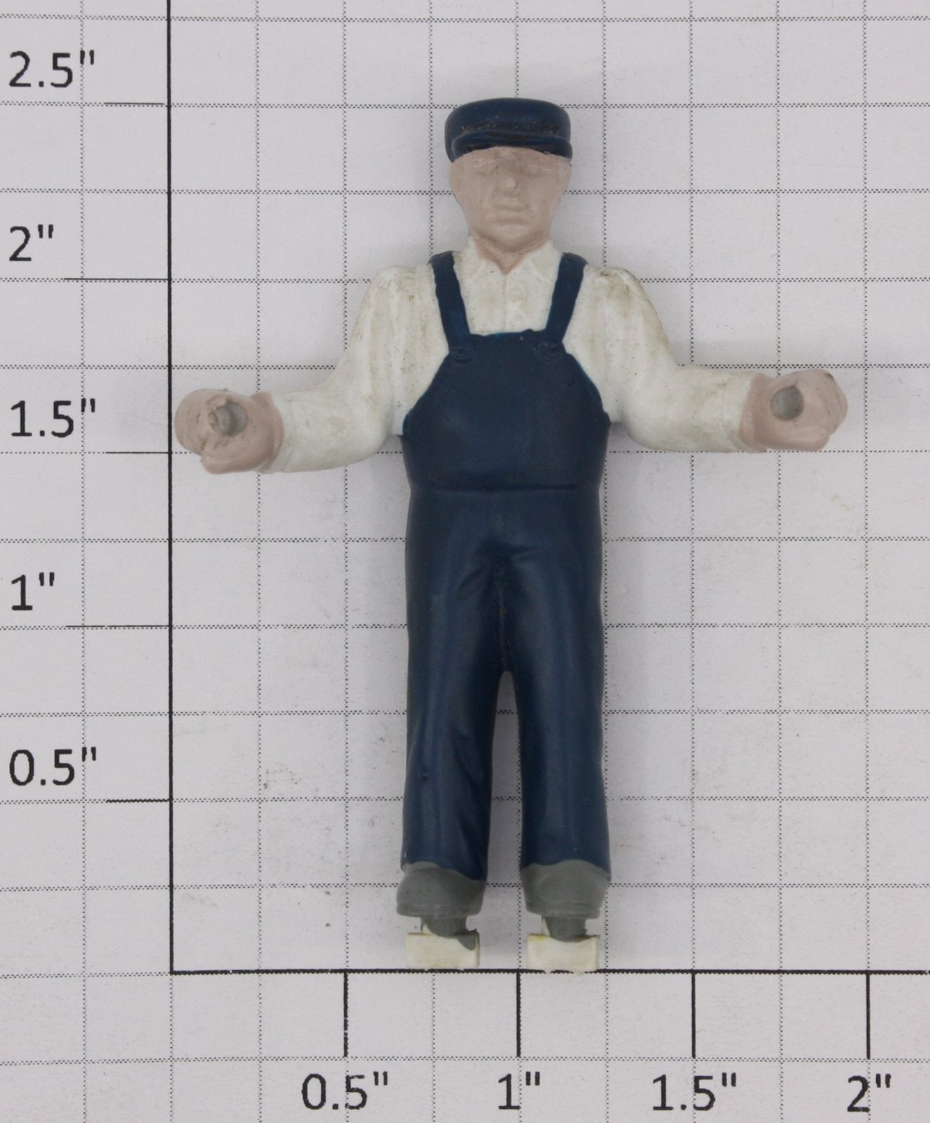 K-Line K2625-FWOA Handcar Figure with Blue Hat, Overalls, and White Shirt