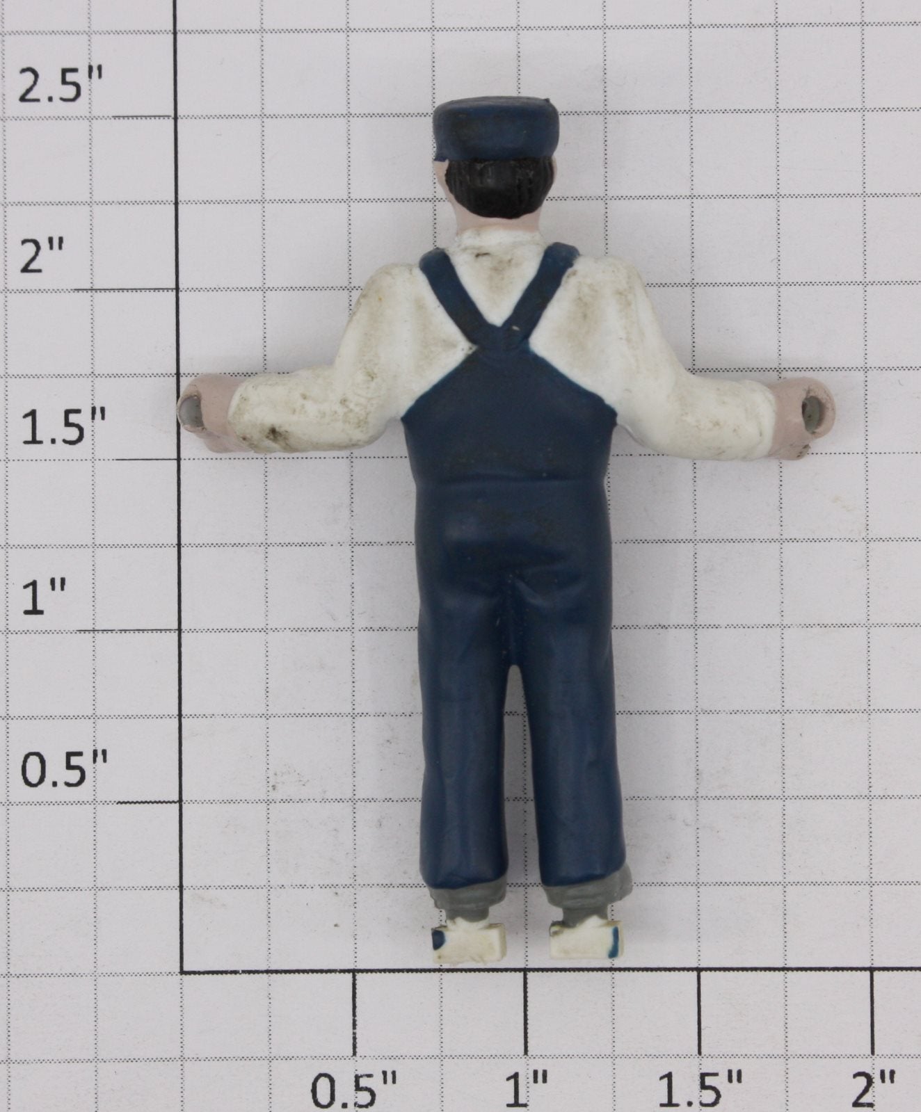 K-Line K2625-FWOA Handcar Figure with Blue Hat, Overalls, and White Shirt