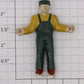 K-Line K2625-FWO Handcar Figure with Green Hat, Overalls, and Yellow Shirt