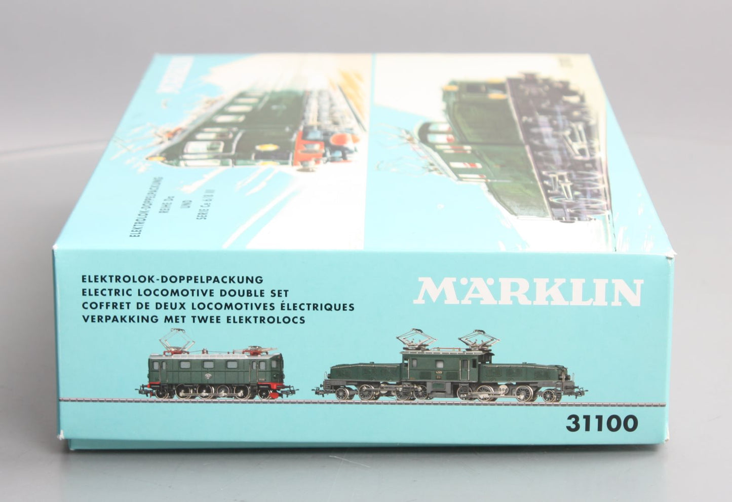 Marklin 31100 HO SJ Da and SBB Ce 6/8 III Croco Elec Loco 'Classics' Double Set