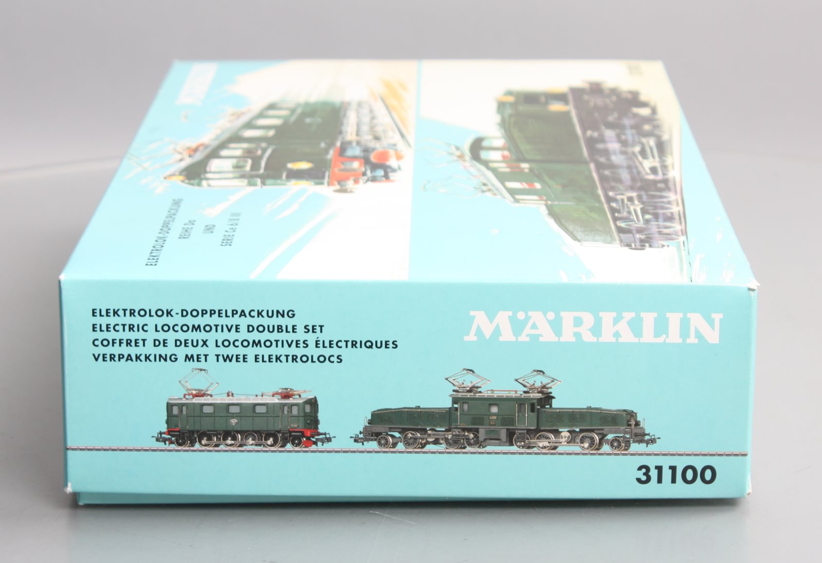 Marklin 31100 HO SJ Da and SBB Ce 6/8 III Croco Elec Loco 'Classics' Double Set
