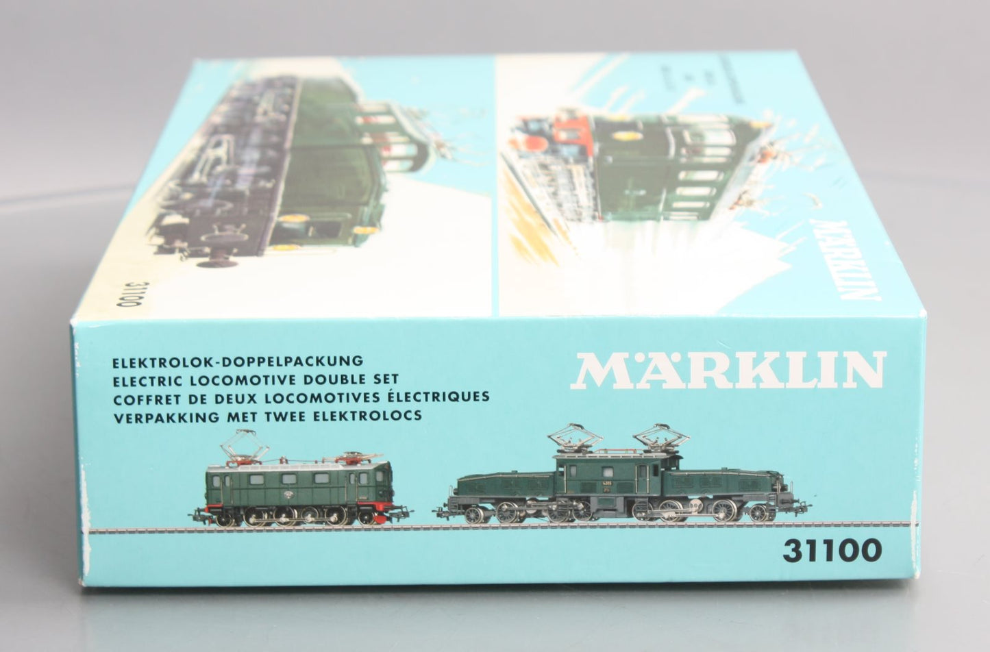 Marklin 31100 HO SJ Da and SBB Ce 6/8 III Croco Elec Loco 'Classics' Double Set