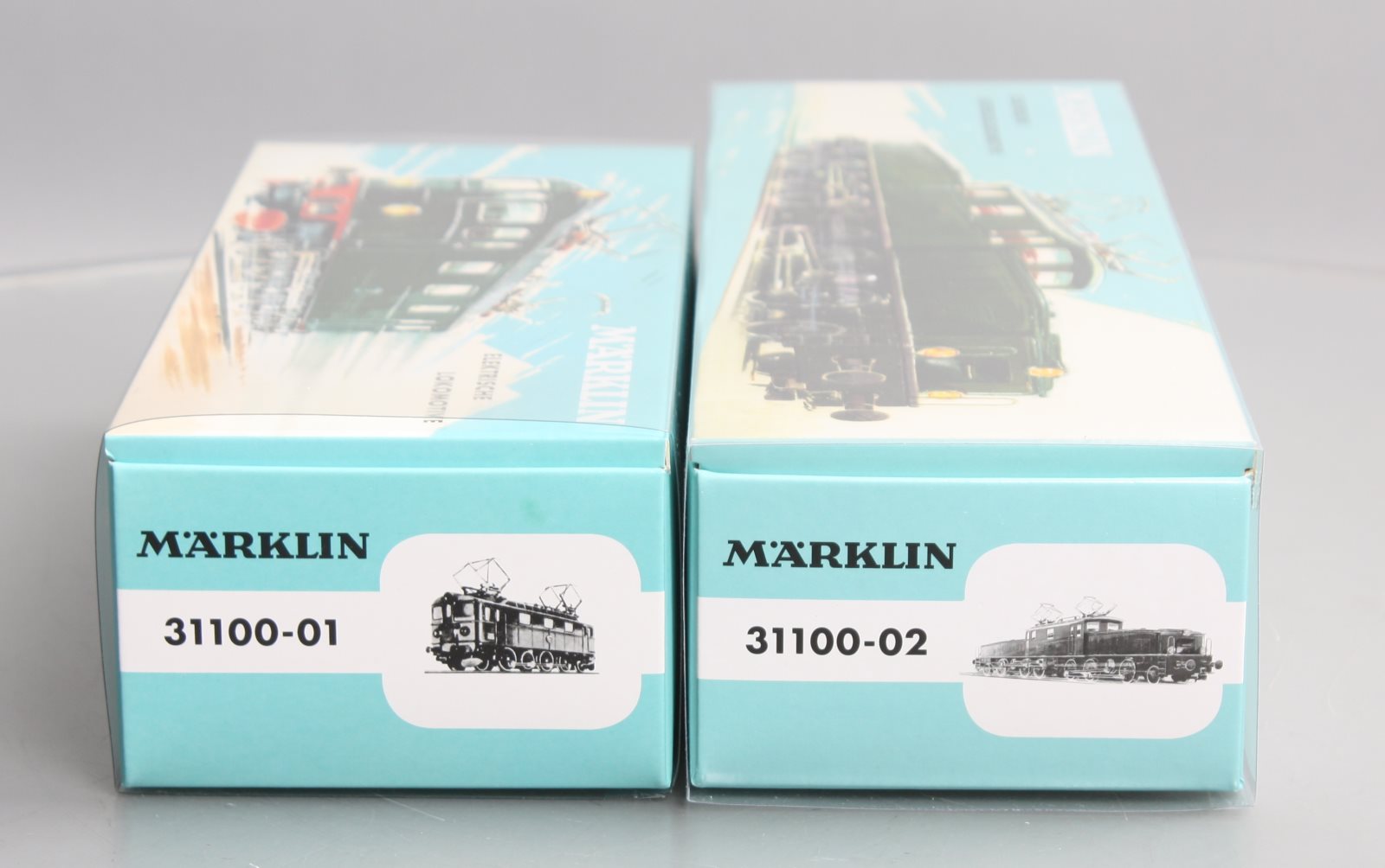 Marklin 31100 HO SJ Da and SBB Ce 6/8 III Croco Elec Loco 'Classics' Double Set