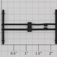 K-Line K2625-15 Black Handcar Pump Handle Fits K2625, Lionel 21222