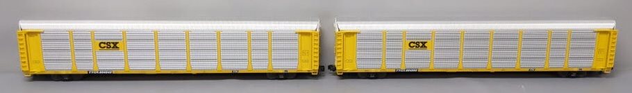 Lionel 6-19396 O CSX 89' Autorack Cars (Set of 2)