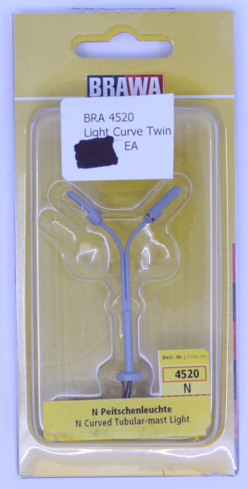 Brawa 4520 N Scale Curved Tubular Mast Light